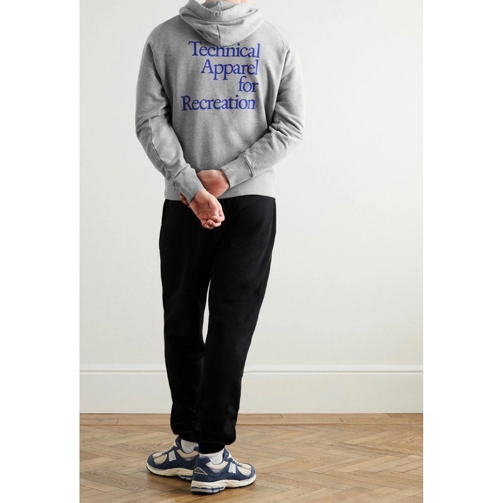 Outdoor Voices Men Technical Apparel for Recreation Organic Cotton Hoodie Grey M